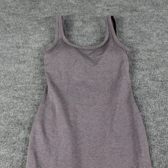 Vuori Dress Womens Small Halo Essential Tank in Sawyer Heather Midi Built Bra - Picture 4 of 14